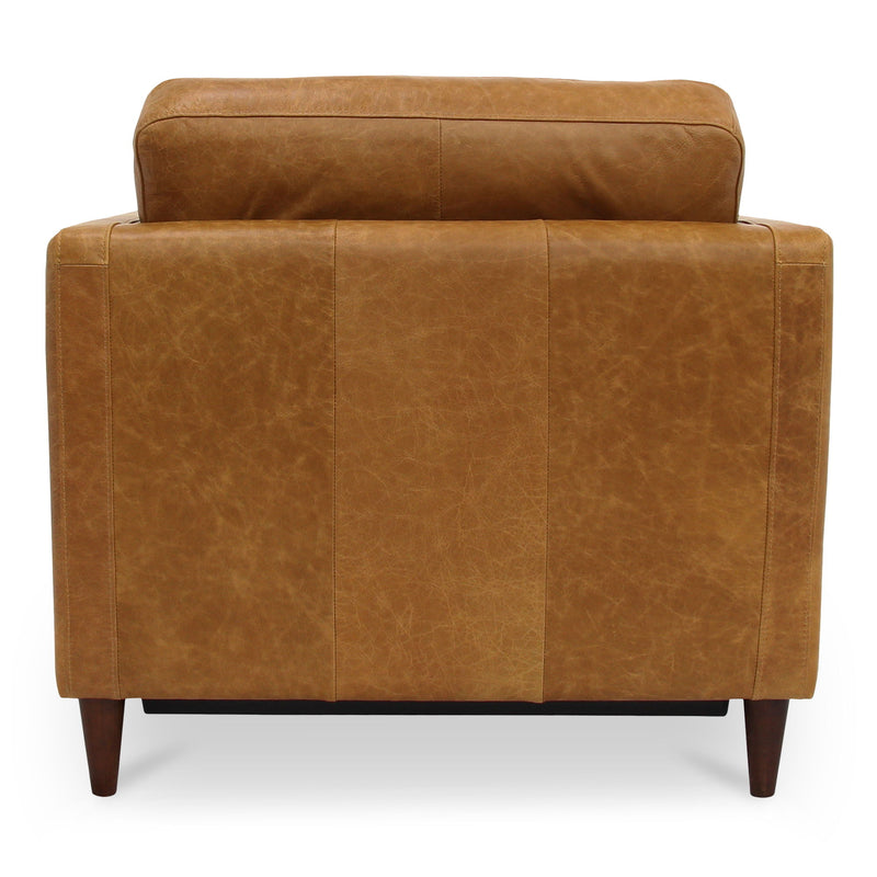 Bridgers - Leather Power Recliner Chair - Tan