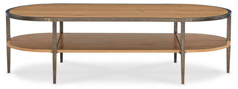 Cashiers - Oval Cocktail Table - Almond