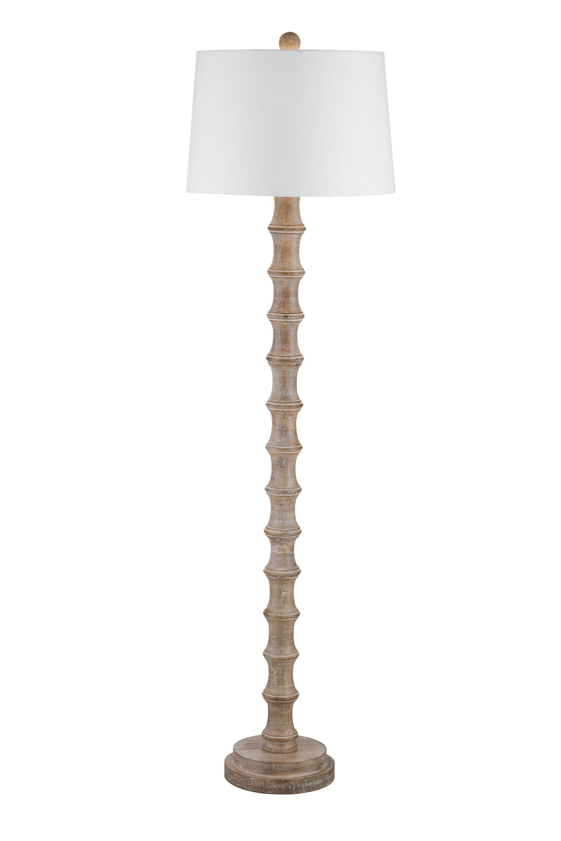 Tonio - Floor Lamp - Light Brown / White