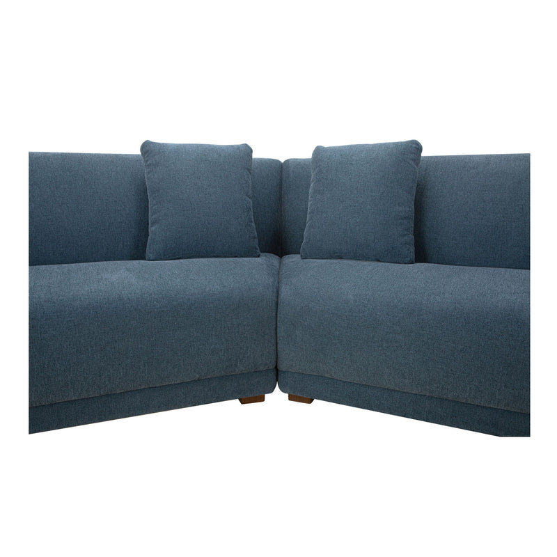 Fraser - 4 Piece Modular Sectional - Deep Blue