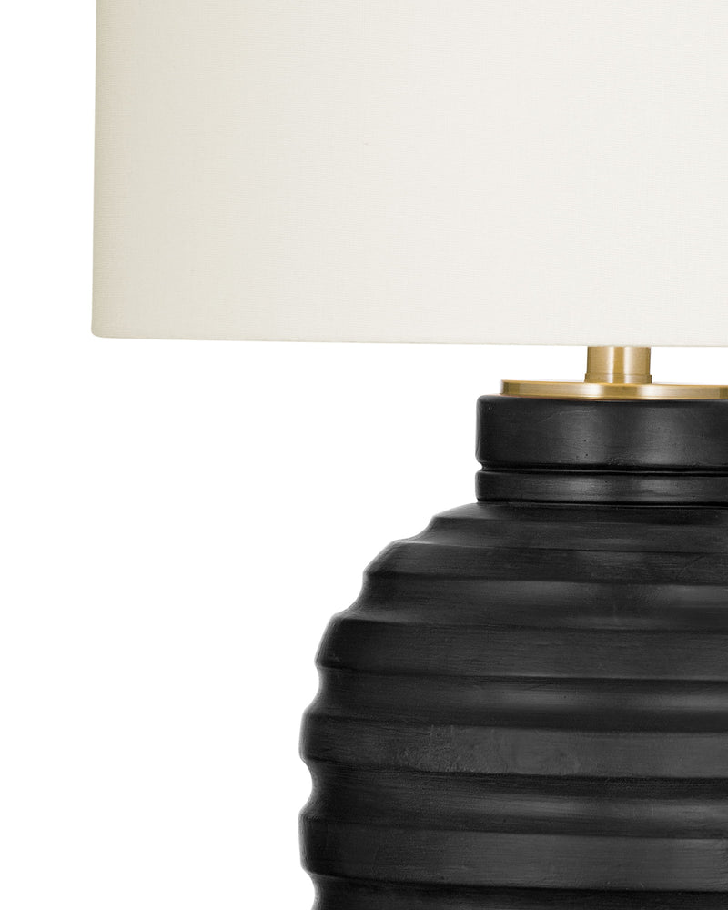 Hale - Table Lamp - Black / White