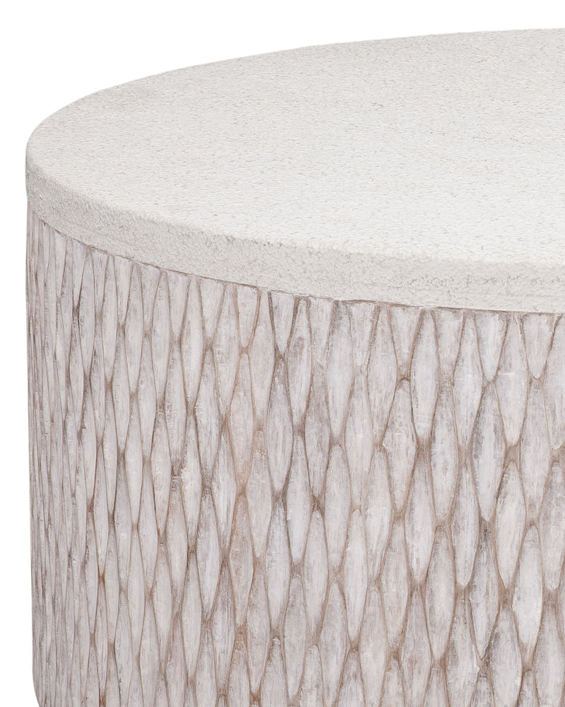 Brewer - Accent Cocktail Table - White Wash