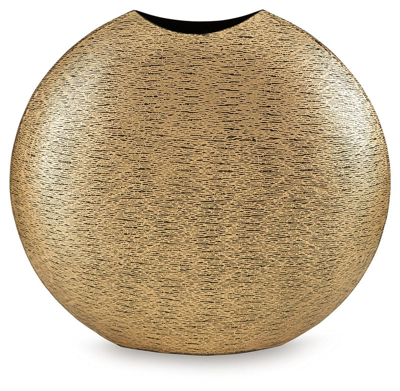 Iansboro - Vase - 15" - Antique Gold Finish
