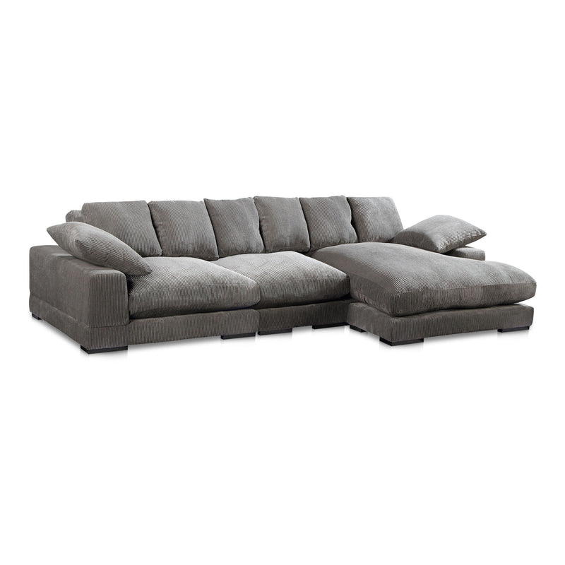 Plunge - Large Sectional - Charcoal
