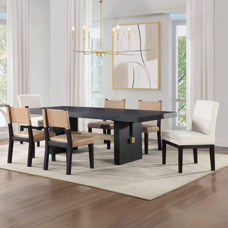 Aubrey - 7 Piece Dining Set With Upholstery Chair