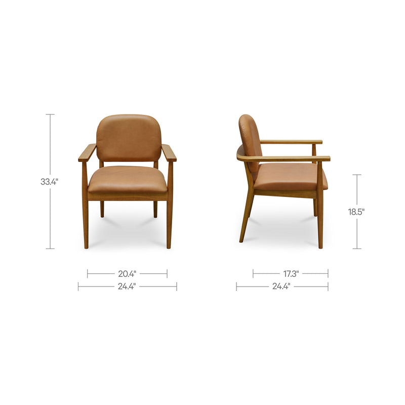 Norrie - Dining Chair - Brown