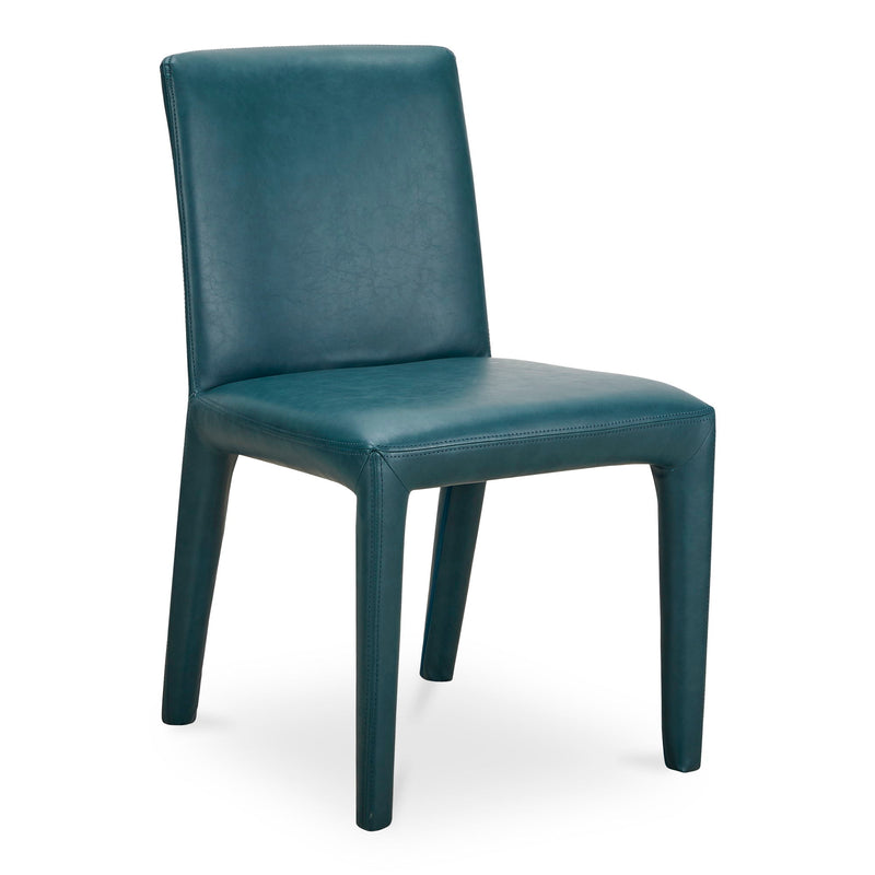 Monte - Vegan Leather Dining Chair (Set of 2) - Teal