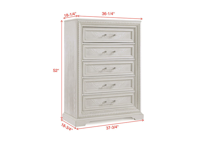Alexandria - Accent Chest - White