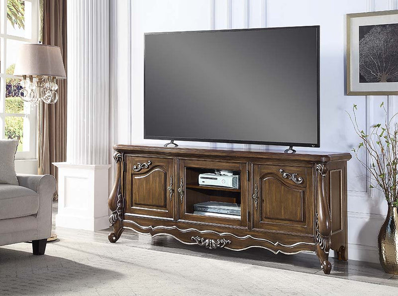 Latisha - TV Stand - Antique Oak