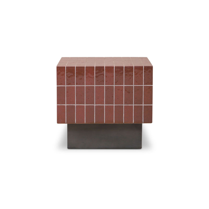 Farren - Outdoor Side Table - Brown