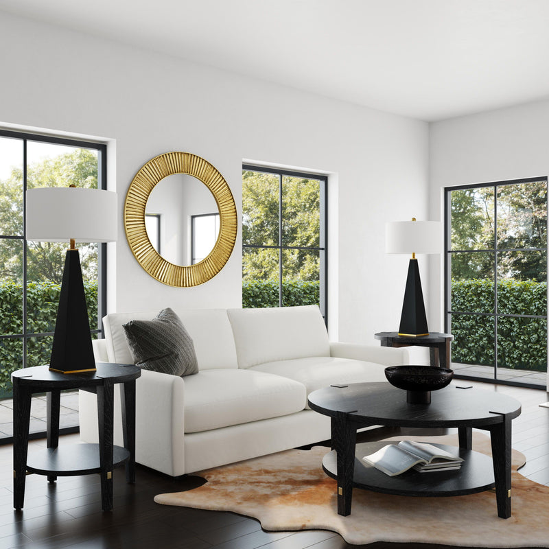Whitfield - Round Cocktail Table - Black
