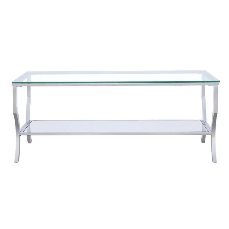 Saide - Rectangular Glass Top Table