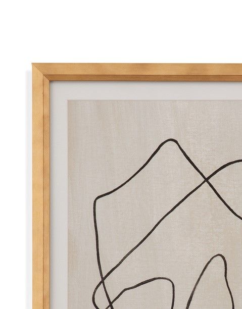Bound II Framed Print - Light Brown