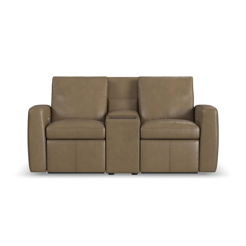 Aria - Power Reclining Loveseat With Console