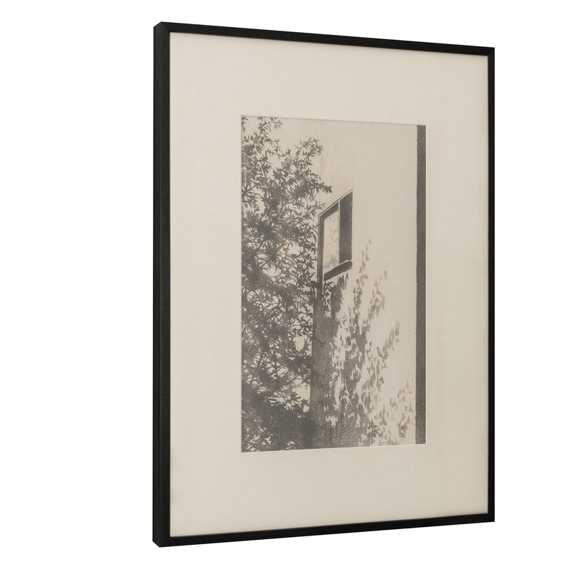 Retreat - Framed Print - Gray