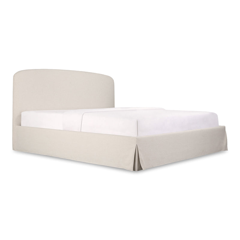 Joan - Queen Storage Bed - Cream