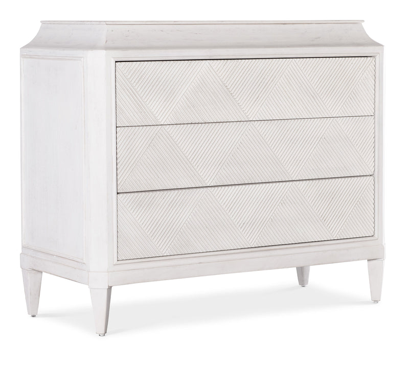 Commerce And Market - Argyle Three-Drawer Chest - White