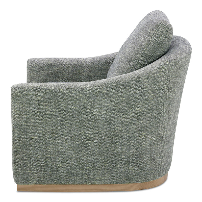 Linden - Swivel Chair - Slated Moss