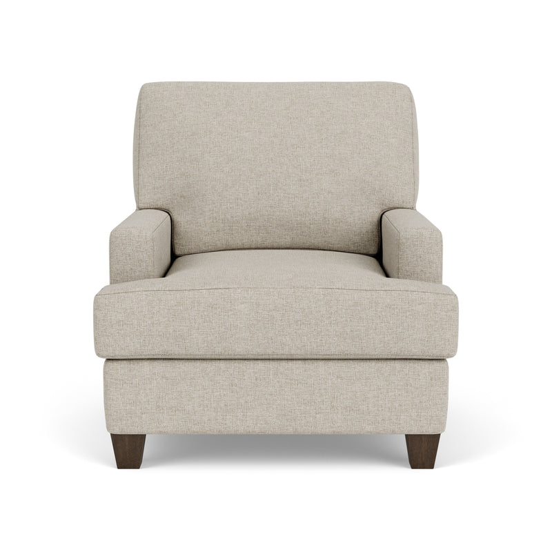 Moxy - Fabric Chair, Straight Track Arms