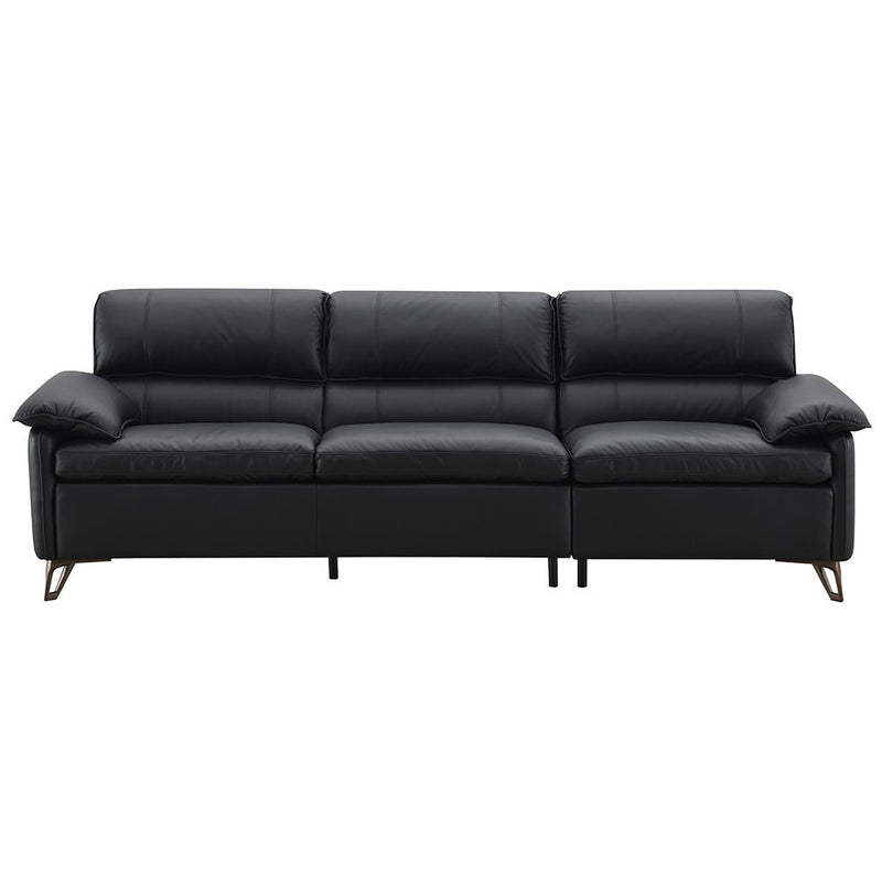 Eilene - Sofa - Black Top Grain Leather
