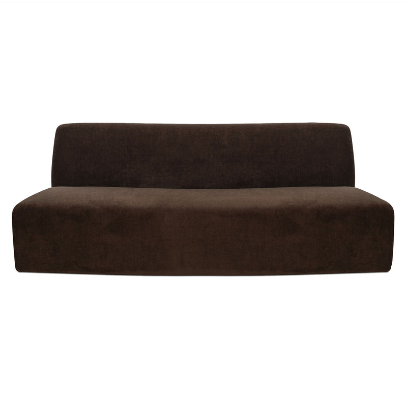 Naomi - Convex Sofa - Dark Brown