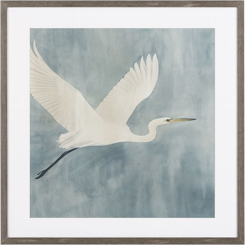 Island - Specter I Framed Print - Blue / White / Black