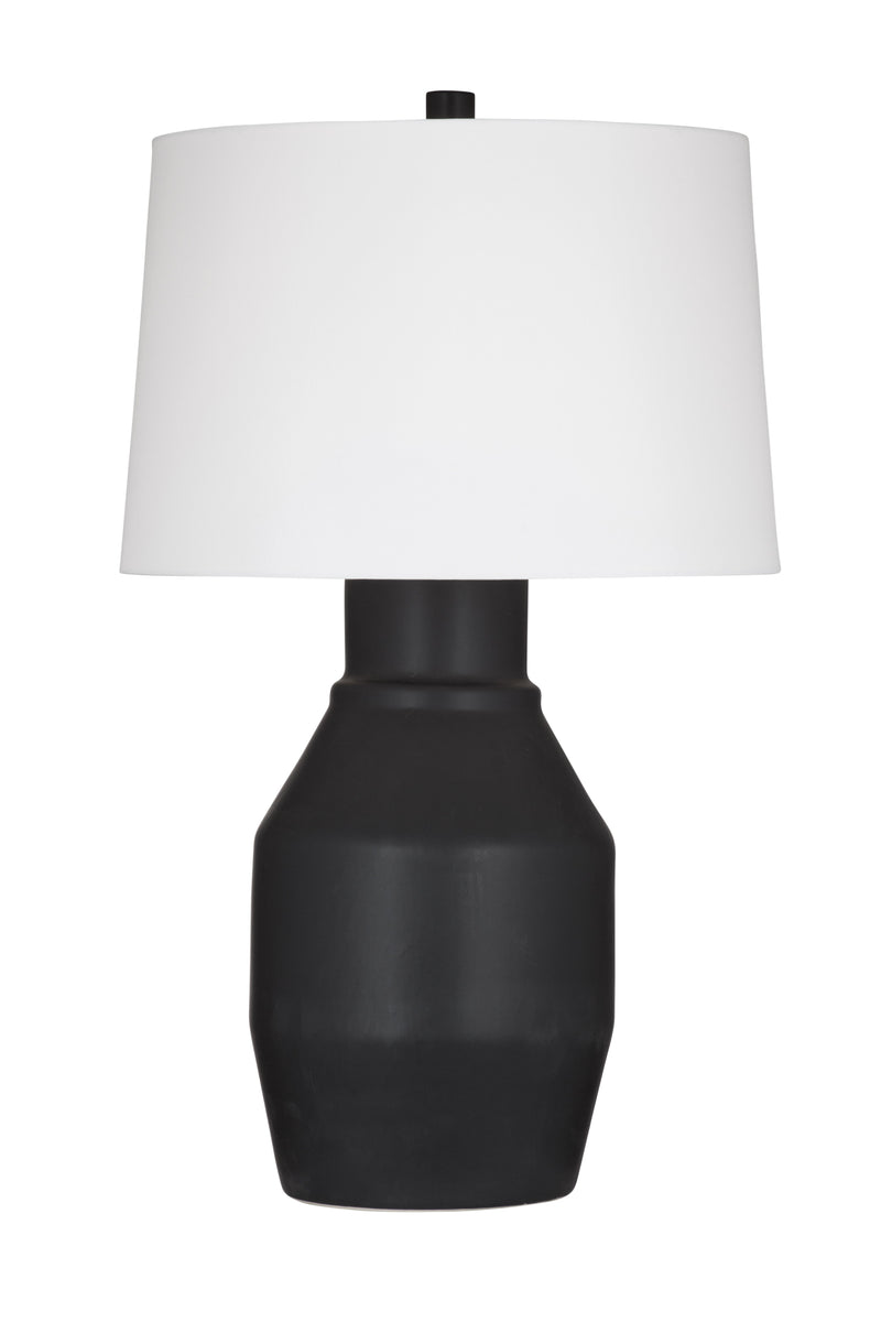 Lowndes - Table Lamp - Black / White