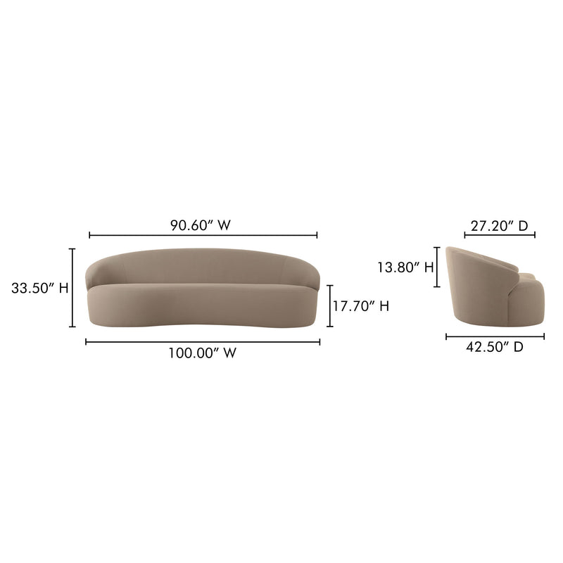 Cove - Outdoor Sofa - Taupe