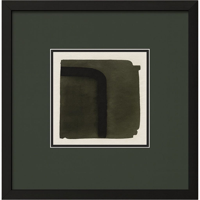Marsh And Sod I Framed Print - Green / White / Black