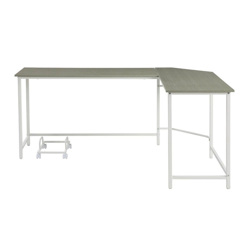 Bambina - Computer Desk - Gray & White