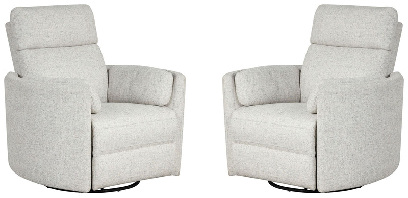 Radius - Power Swivel Glider Recliner (Set of 2)