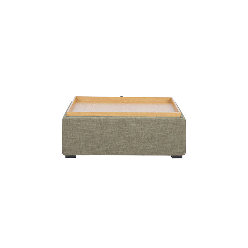 Montana - Storage Ottoman - Green