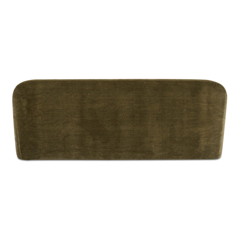 Rialto - Faux Mohair Sofa - Deep Green