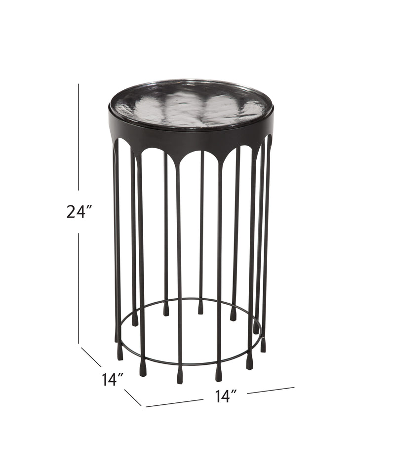 Hartley - Accent Table - Matte Black