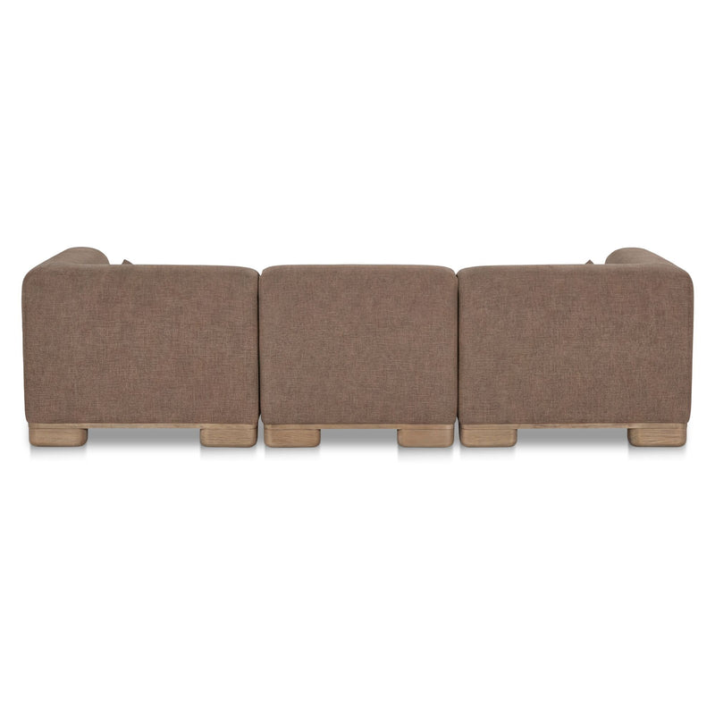 June - Lounge Modular Sectional - Dark Brown