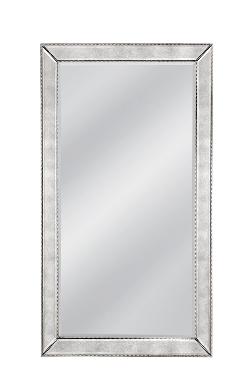 Beaded - Floor Mirror 79" - Silver
