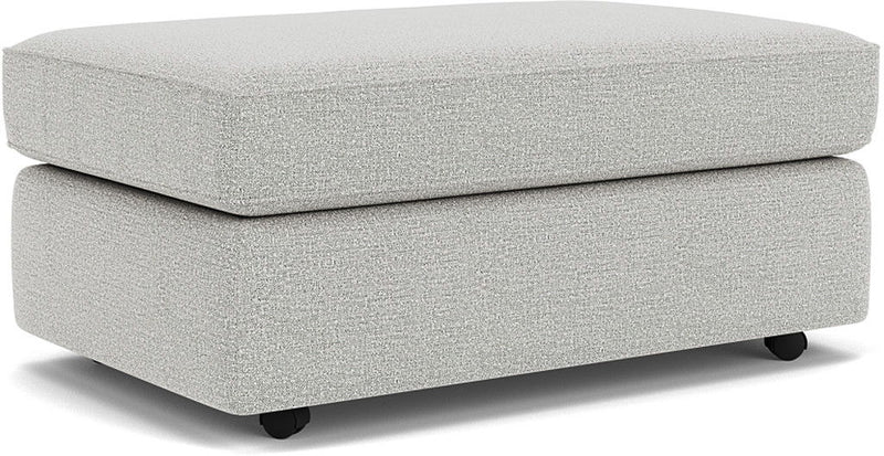 Vail - Fabric Cocktail Ottoman With Casters