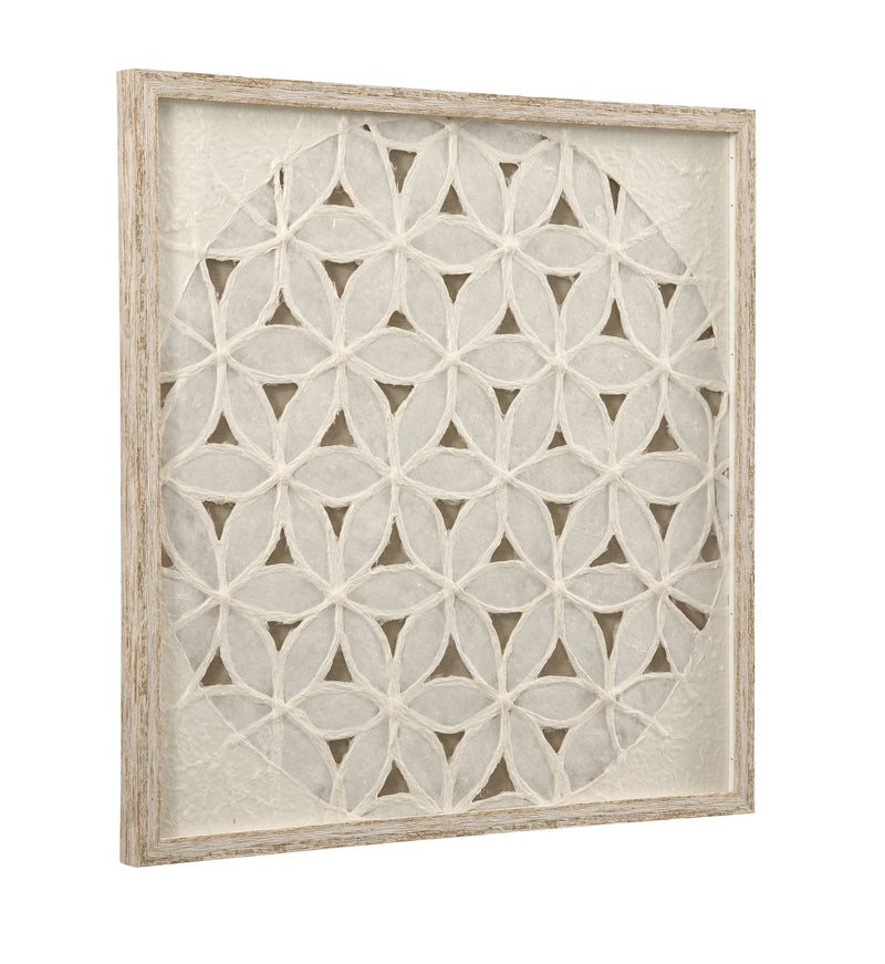 Lamberts Bay Wall Art - White / Light Brown