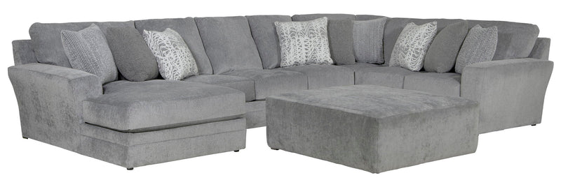 Glacier - Sectional With Cocktail Ottoman