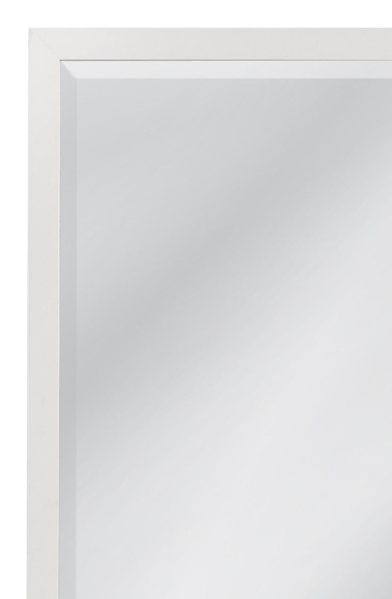 Emryn - Floor Mirror - Classic White