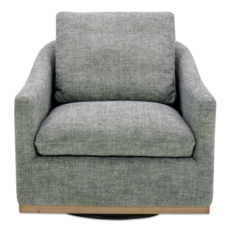 Linden - Swivel Chair - Slated Moss