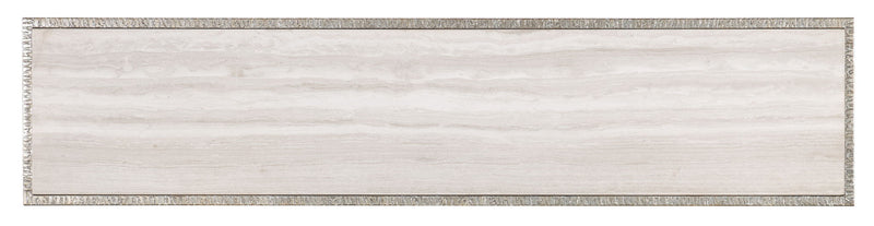 Melange - Sabre Console Table - Pearl Silver